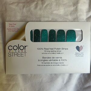Color Street Nail Polish Strips: Teal We Meet Again